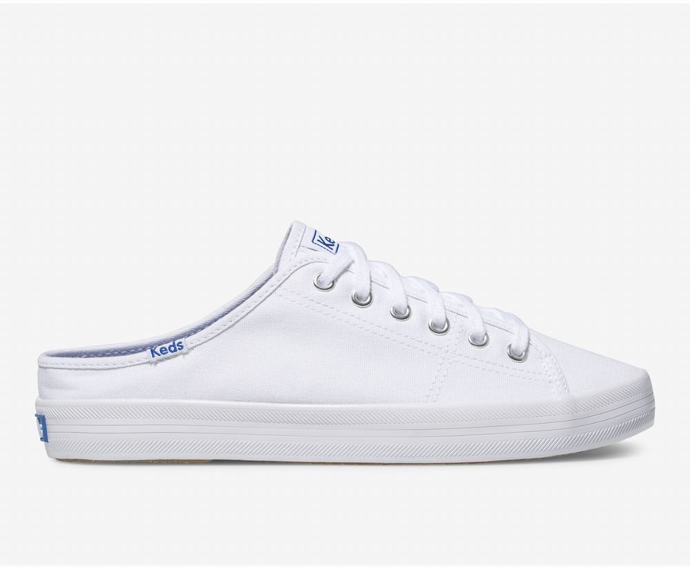 Women's Keds Kickstart Slip Ons White 5943810BT - South Africa